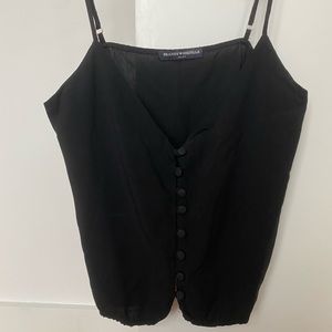 Brandy Melville button up tank top blouse